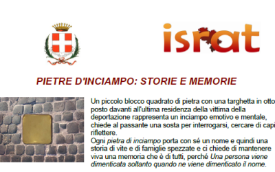 Nel “Giorno della memoria” saranno collocate venti pietre di inciampo