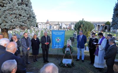 Il 3 Novembre 2023, inaugurato il cippo a memoria dei defunti insigniti al Merito della Repubblica al Cimitero di Asti